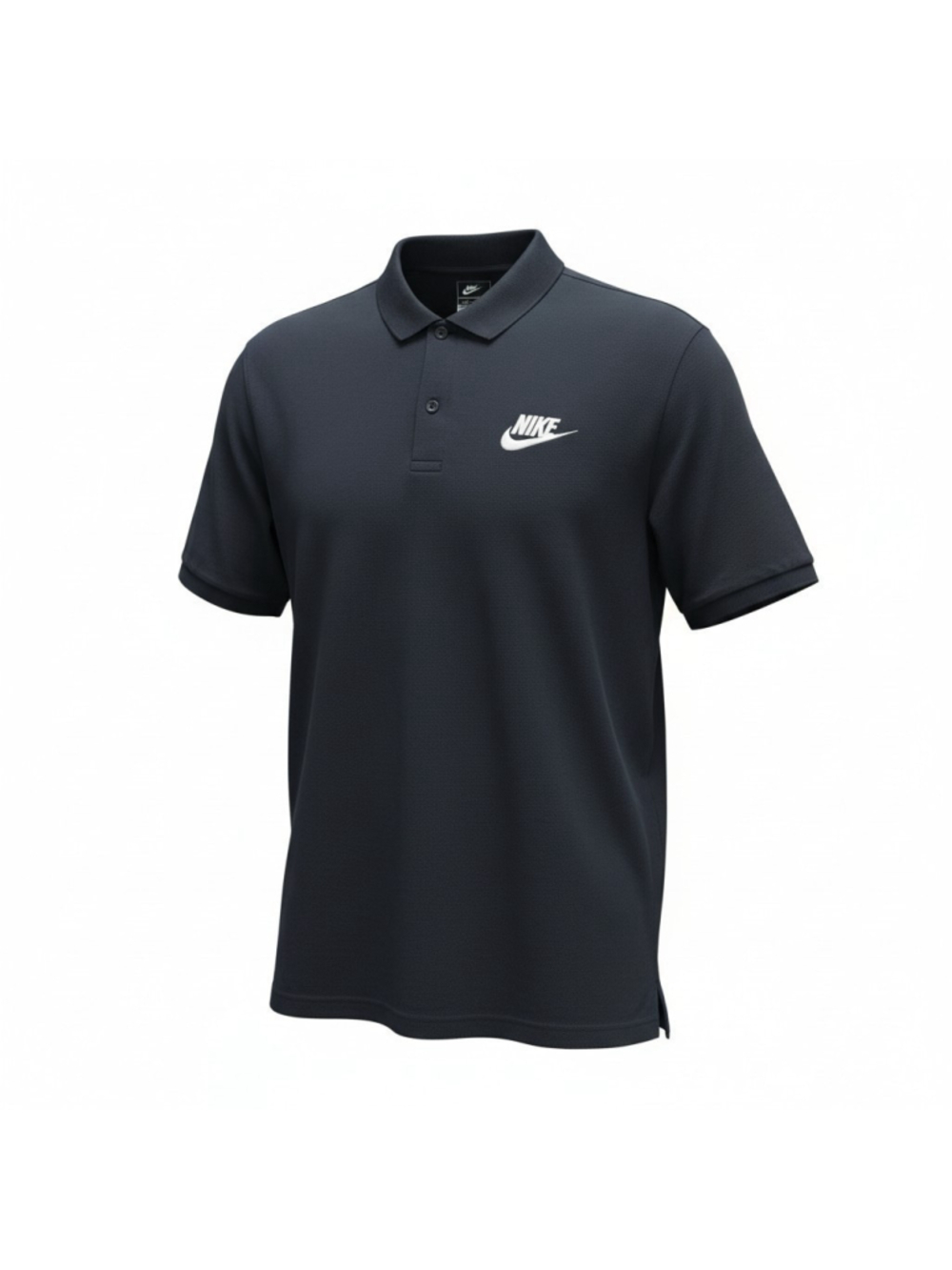 Nike Sportswear Matchup Men's Black Cotton Shorts Sleeves Polo Shirt Size XL